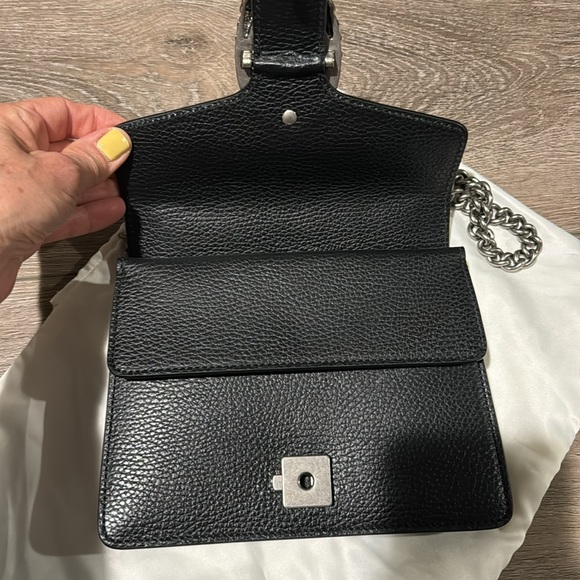 Black Gucci Dionysus Black with silver matte hardware and rhinestones - Picture 2 of 4